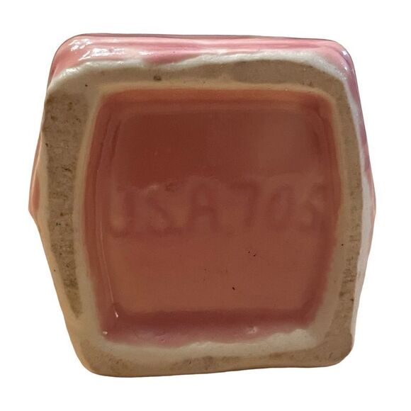 Vintage Shawnee Pottery Pink and Blue Bud Vase 705 - Picture 6 of 6